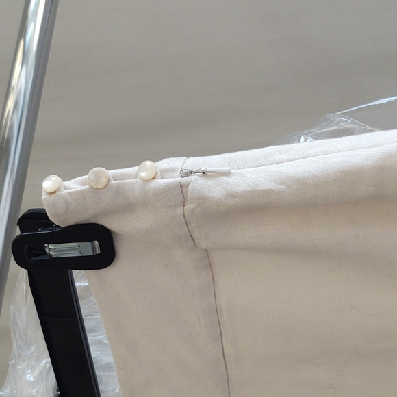 Odille white linen a line skirt size 6 - Picture 4 of 6